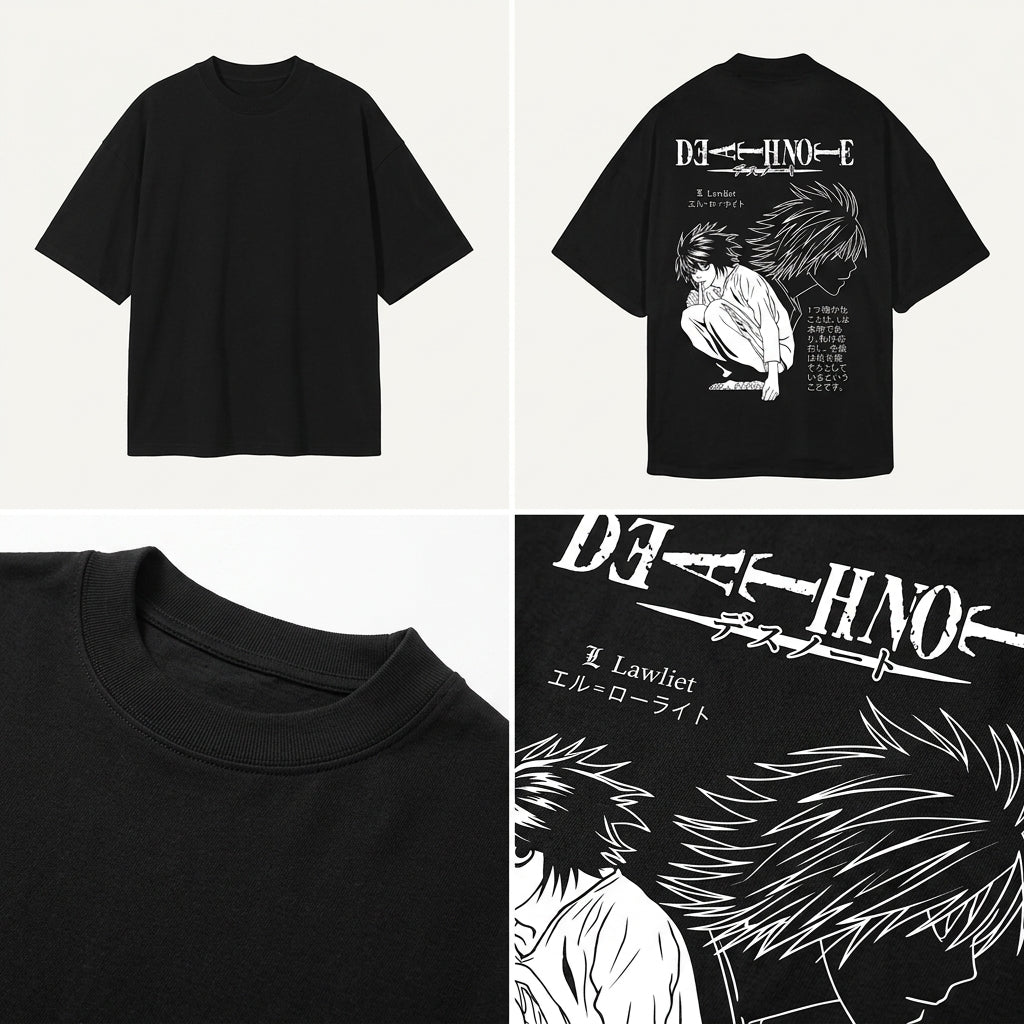 Drop Shoulder Death Note Tees