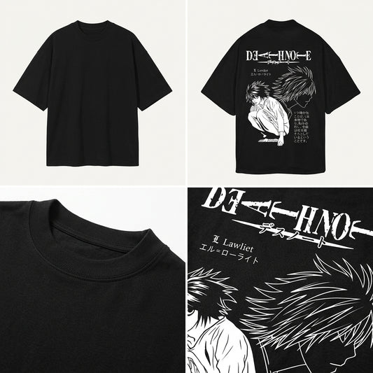 Drop Shoulder Death Note Tees