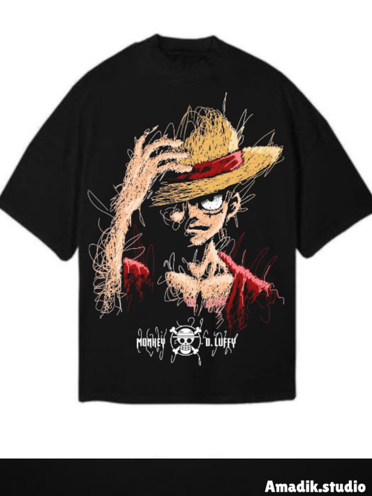 Drop Shoulder Monkey De Luffy Style