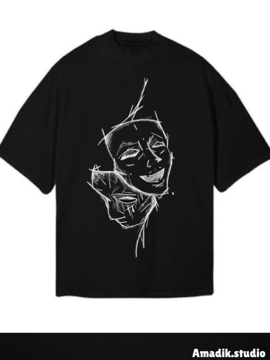 Drop Shoulder Two Face Style