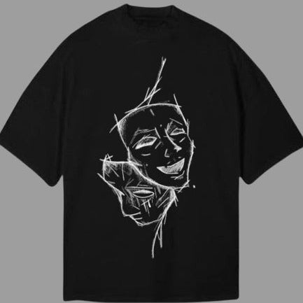 Drop Shoulder Two Face Style