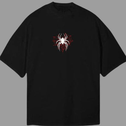Drop Shoulder Spiderman Style
